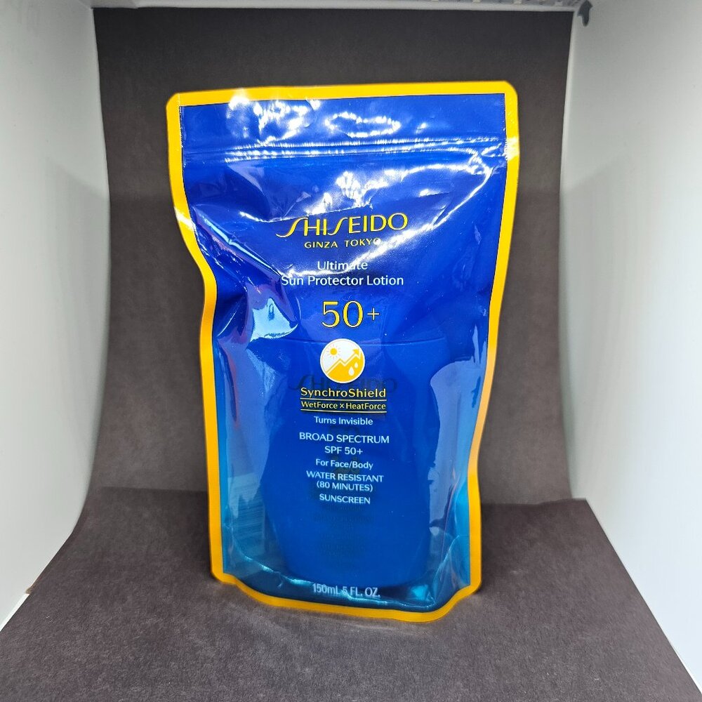 Shiseido SPF50+ Sunscreen Water Resistant New